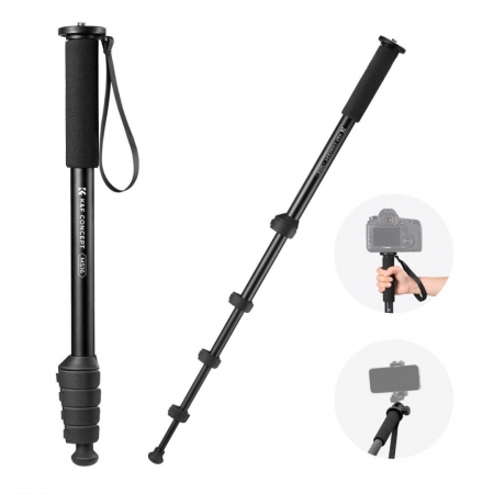 K&F Concept Aluminum Monopod 160cm 2u1 (Monopod + Hiking štap) bez glave KF09.138